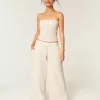 Gilly Hicks – Bequeme Baggy-Hose mit Waffelmuster
