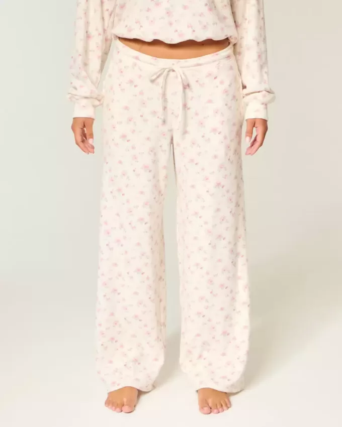 Gilly Hicks – Bequeme Baggy-Hose mit Waffelmuster Gilly Hicks – Bequeme Baggy-Hose mit Waffelmuster
