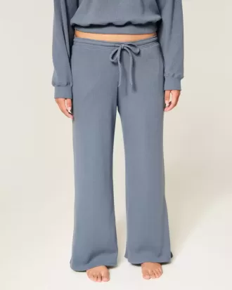 Gilly Hicks – Bequeme Baggy-Hose mit Waffelmuster