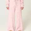Gilly Hicks – Bequeme Baggy-Hose mit Waffelmuster Gilly Hicks – Bequeme Baggy-Hose mit Waffelmuster
