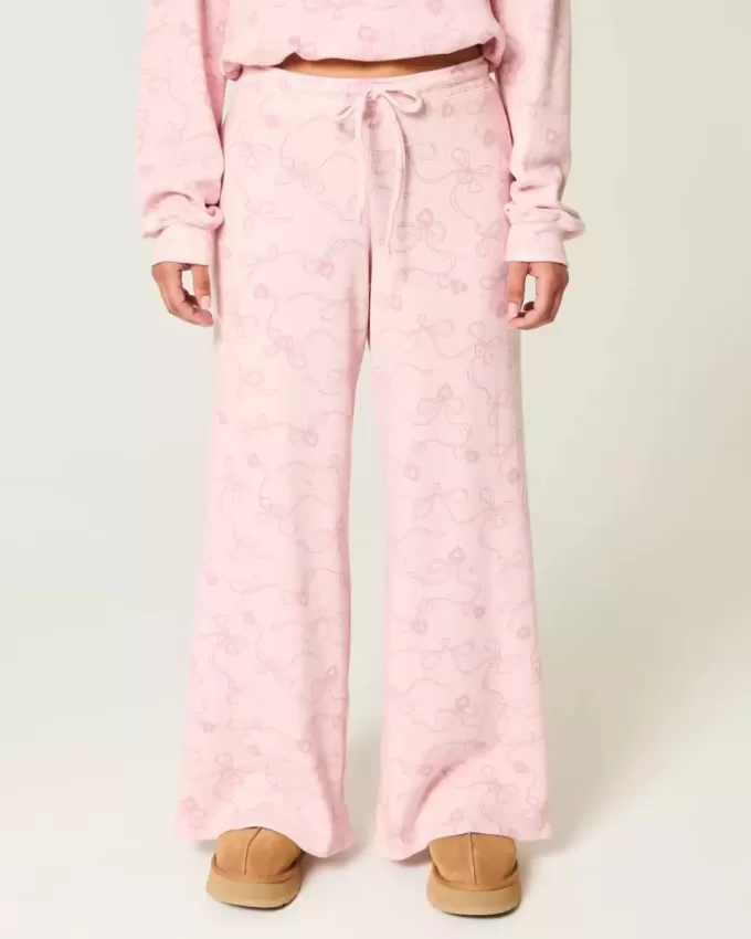 Gilly Hicks – Bequeme Baggy-Hose mit Waffelmuster Gilly Hicks – Bequeme Baggy-Hose mit Waffelmuster