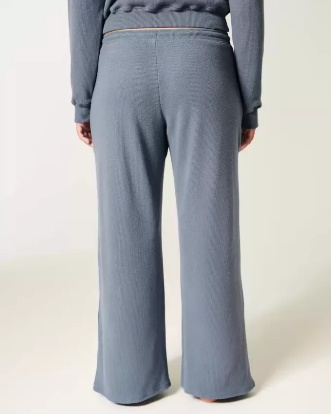 Gilly Hicks – Bequeme Baggy-Hose mit Waffelmuster Gilly Hicks – Bequeme Baggy-Hose mit Waffelmuster