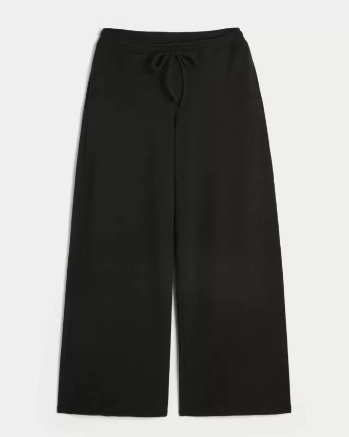 Gilly Hicks – Bequeme Baggy-Hose mit Waffelmuster Gilly Hicks – Bequeme Baggy-Hose mit Waffelmuster