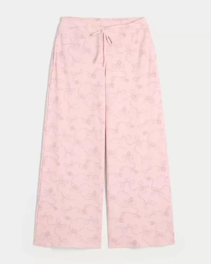 Gilly Hicks – Bequeme Baggy-Hose mit Waffelmuster Gilly Hicks – Bequeme Baggy-Hose mit Waffelmuster