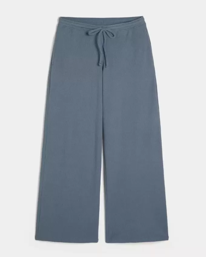 Gilly Hicks – Bequeme Baggy-Hose mit Waffelmuster Gilly Hicks – Bequeme Baggy-Hose mit Waffelmuster