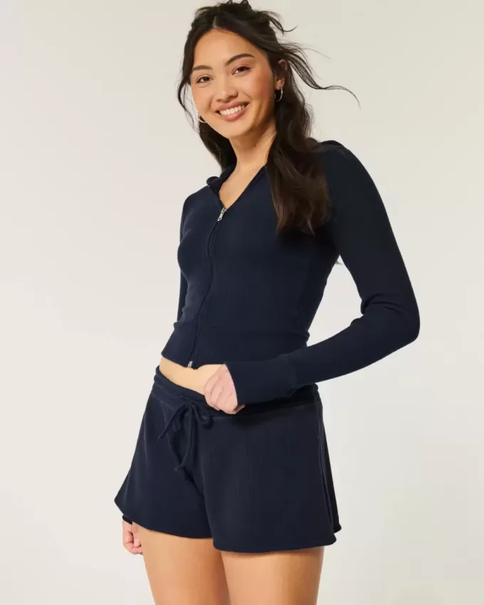 Gilly Hicks – Flattershorts mit Waffelmuster Gilly Hicks – Flattershorts mit Waffelmuster