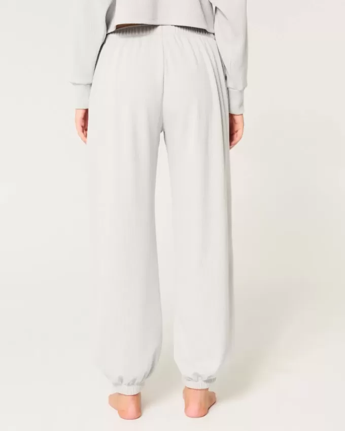 Gilly Hicks – Gemütliche Baggy-Jogginghose mit Waffelmuster Gilly Hicks – Gemütliche Baggy-Jogginghose mit Waffelmuster