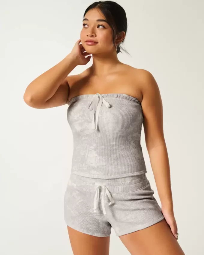 Gilly Hicks – Gemütliche Mini-Shorts mit Waffelmuster Gilly Hicks – Gemütliche Mini-Shorts mit Waffelmuster
