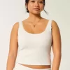 Gilly Hicks – Gemütliches Tanktop mit Waffel-Spitzenbesatz Gilly Hicks – Gemütliches Tanktop mit Waffel-Spitzenbesatz
