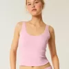 Gilly Hicks – Gemütliches Tanktop mit Waffel-Spitzenbesatz Gilly Hicks – Gemütliches Tanktop mit Waffel-Spitzenbesatz