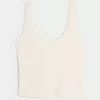 Gilly Hicks – Gemütliches Tanktop mit Waffel-Spitzenbesatz Gilly Hicks – Gemütliches Tanktop mit Waffel-Spitzenbesatz