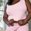 Gilly Hicks – Gemütliches Tanktop mit Waffel-Spitzenbesatz Gilly Hicks – Gemütliches Tanktop mit Waffel-Spitzenbesatz
