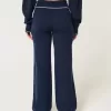 Gilly Hicks – Gerade Hose aus Strick mit Umschlagbund Gilly Hicks – Gerade Hose aus Strick mit Umschlagbund