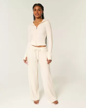 Gilly Hicks – Gerade Hose mit Waffelspitze
