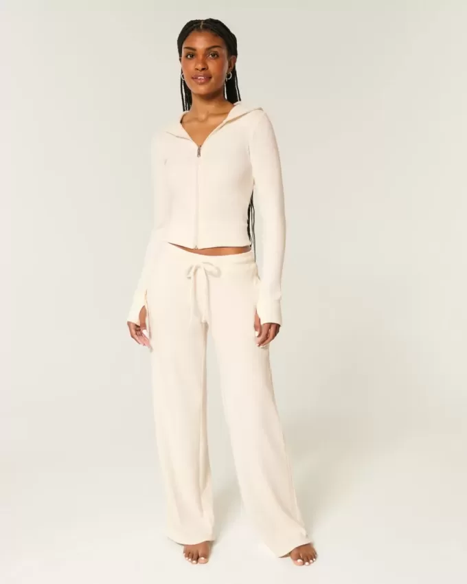 Gilly Hicks – Gerade Hose mit Waffelspitze Gilly Hicks – Gerade Hose mit Waffelspitze