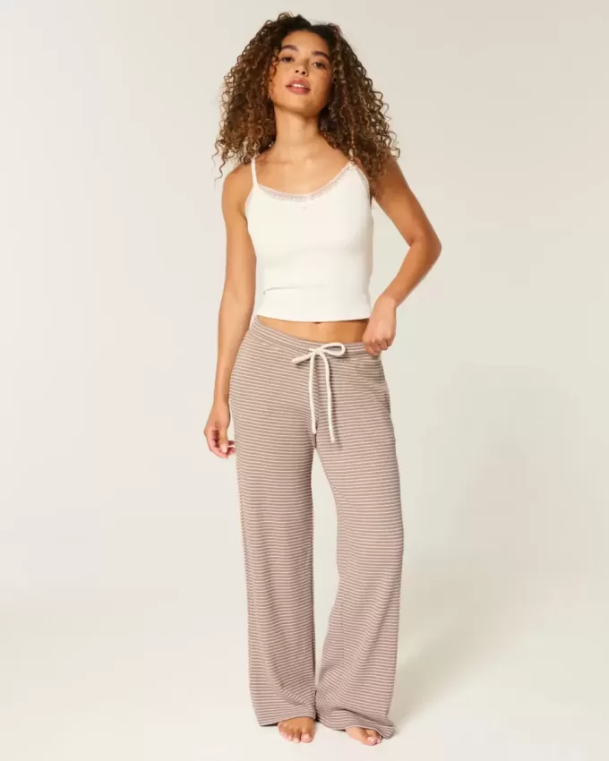 Gilly Hicks – Gerade Hose mit Waffelspitze Gilly Hicks – Gerade Hose mit Waffelspitze
