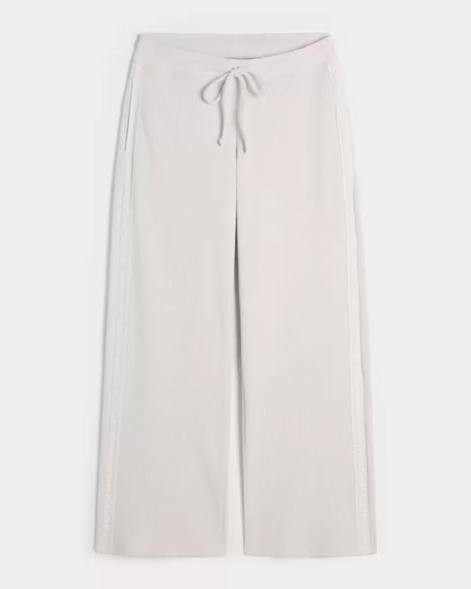 Gilly Hicks – Gerade Hose mit Waffelspitze Gilly Hicks – Gerade Hose mit Waffelspitze