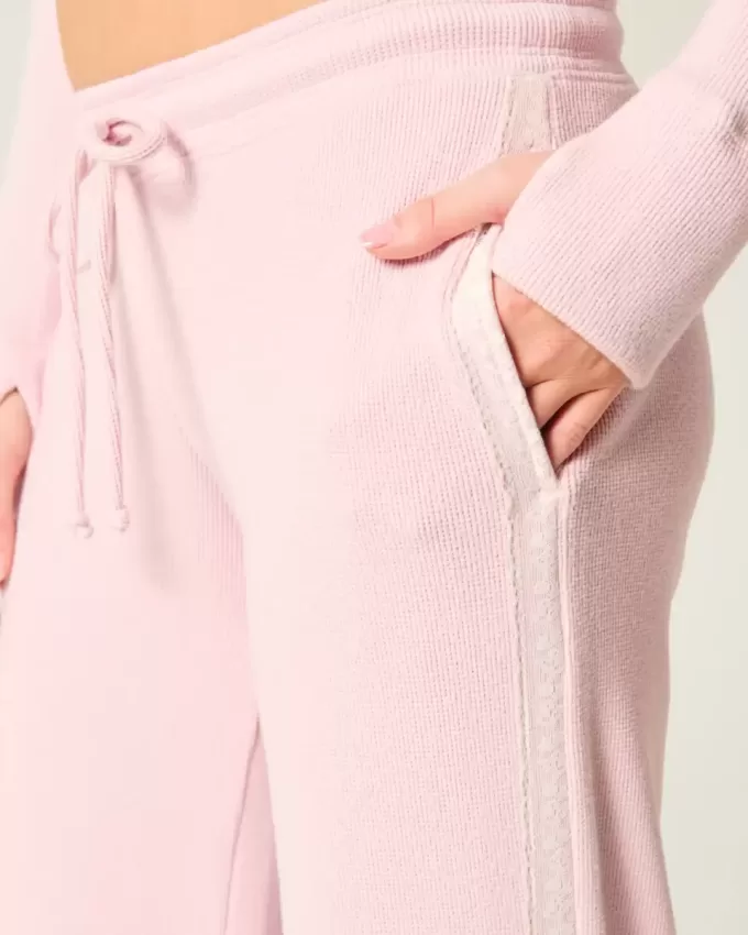 Gilly Hicks – Gerade Hose mit Waffelspitze Gilly Hicks – Gerade Hose mit Waffelspitze