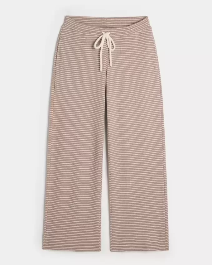 Gilly Hicks – Gerade Hose mit Waffelspitze Gilly Hicks – Gerade Hose mit Waffelspitze