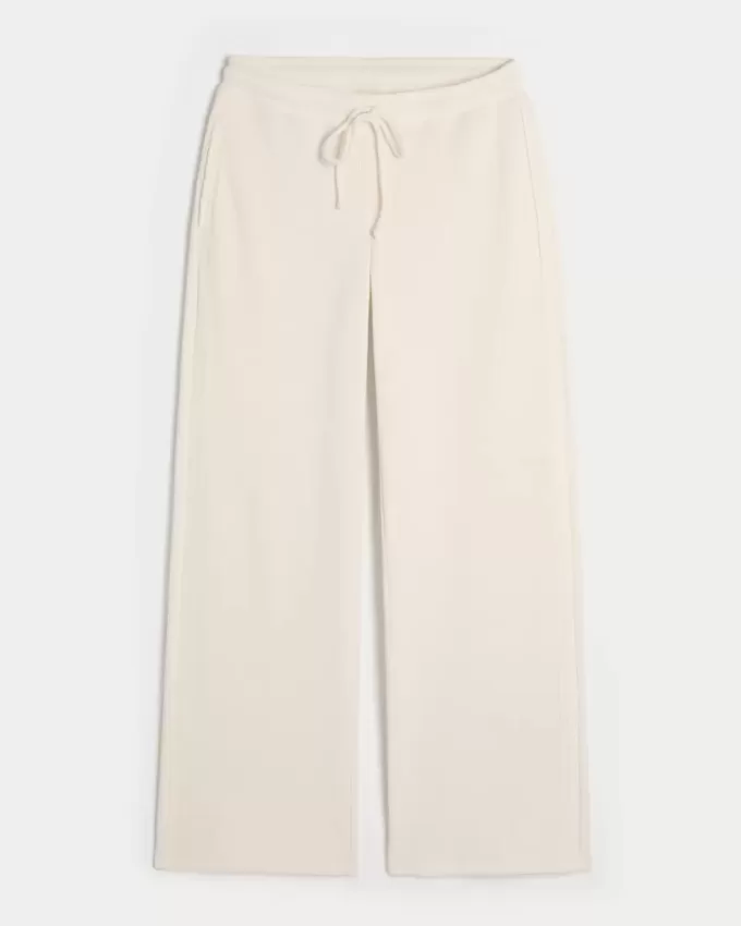 Gilly Hicks – Gerade Hose mit Waffelspitze Gilly Hicks – Gerade Hose mit Waffelspitze