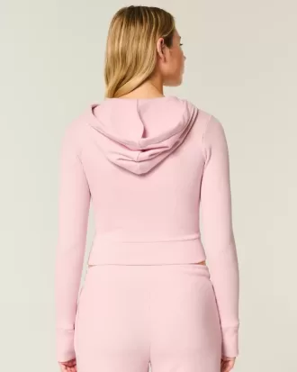 Gilly Hicks – Kapuzenjacke mit Waffelmuster und Reißverschluss