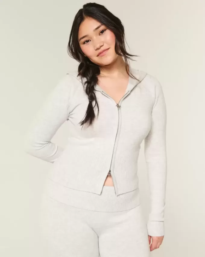Gilly Hicks – Kapuzenpullover mit Reißverschluss Gilly Hicks – Kapuzenpullover mit Reißverschluss