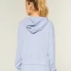 Gilly Hicks – Kapuzenpullover mit Waffelmuster und Reißverschluss Gilly Hicks – Kapuzenpullover mit Waffelmuster und Reißverschluss