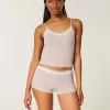 Gilly Hicks – Shortie-Shorts mit Waffelspitze Gilly Hicks – Shortie-Shorts mit Waffelspitze