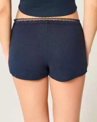 Gilly Hicks – Shortie-Shorts mit Waffelspitze