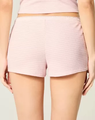 Gilly Hicks – Shortie-Shorts mit Waffelspitze