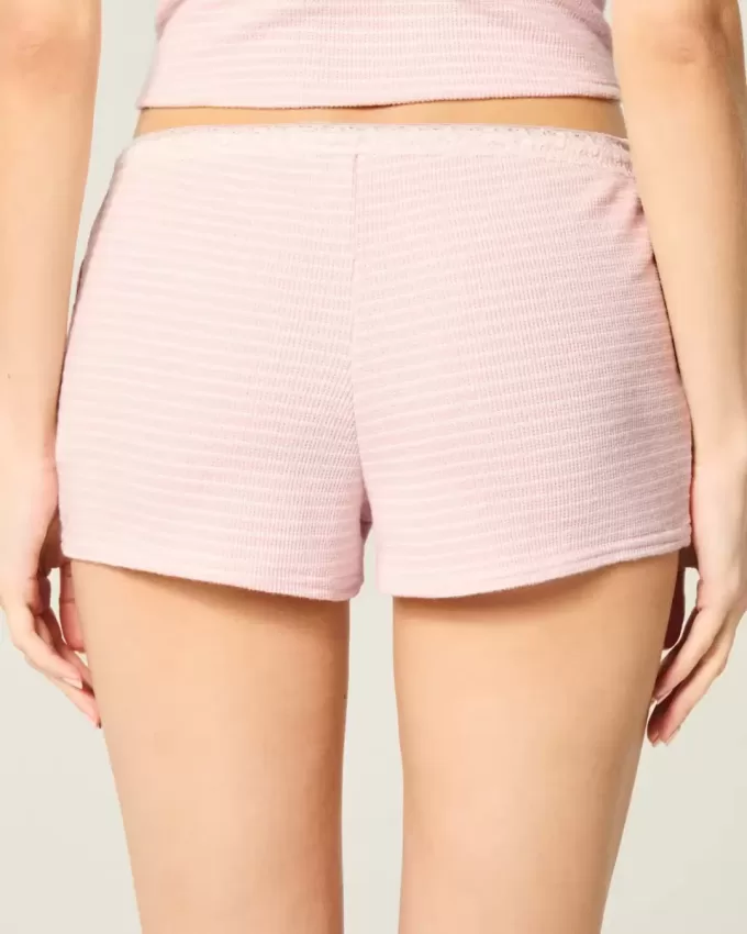 Gilly Hicks – Shortie-Shorts mit Waffelspitze Gilly Hicks – Shortie-Shorts mit Waffelspitze