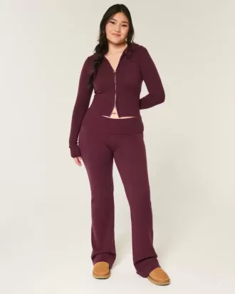 Gilly Hicks – Stiefelhose aus Strick mit Umschlagbund Gilly Hicks – Stiefelhose aus Strick mit Umschlagbund