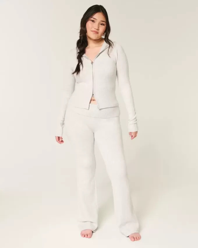 Gilly Hicks – Stiefelhose aus Strick mit Umschlagbund Gilly Hicks – Stiefelhose aus Strick mit Umschlagbund