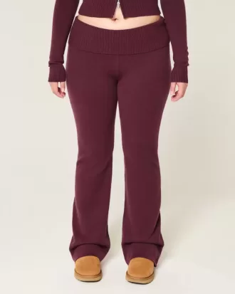 Gilly Hicks – Stiefelhose aus Strick mit Umschlagbund Gilly Hicks – Stiefelhose aus Strick mit Umschlagbund