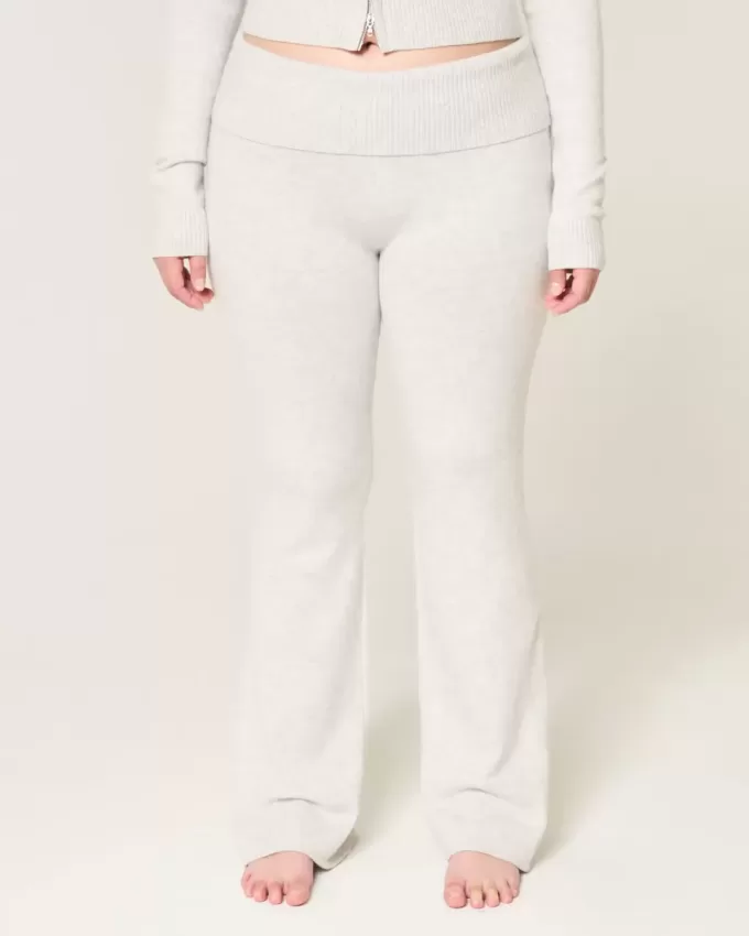 Gilly Hicks – Stiefelhose aus Strick mit Umschlagbund Gilly Hicks – Stiefelhose aus Strick mit Umschlagbund