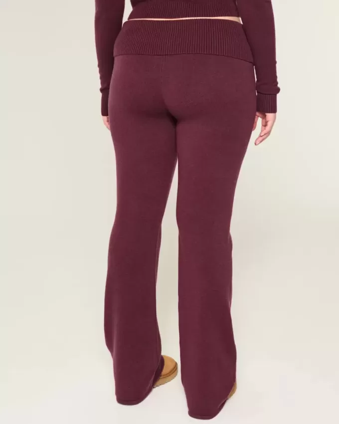 Gilly Hicks – Stiefelhose aus Strick mit Umschlagbund Gilly Hicks – Stiefelhose aus Strick mit Umschlagbund