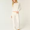 Gilly Hicks – Stiefelhose mit Zopfmuster und Umschlag