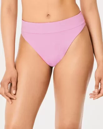 Gilly Hicks – Wendbare Bikinihose mit hohem Beinausschnitt und hoher Taille