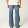 Hermosa – Lockere Bootcut-Jeans in mittlerer Waschung Hermosa – Lockere Bootcut-Jeans in mittlerer Waschung