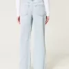 High-Rise Baggy-Jeans in heller Waschung High-Rise Baggy-Jeans in heller Waschung