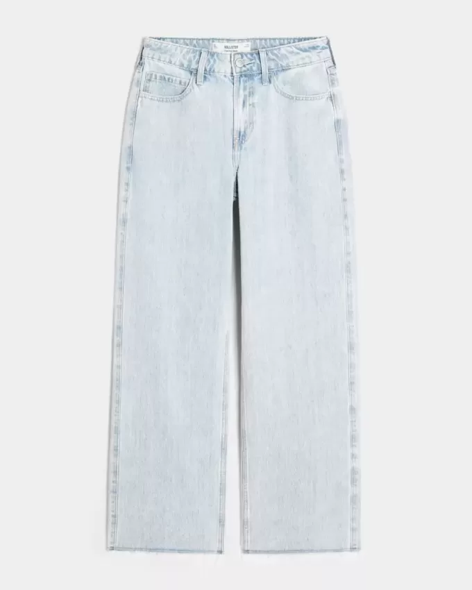 High-Rise Baggy-Jeans in heller Waschung High-Rise Baggy-Jeans in heller Waschung