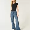 High-Rise Baggy-Jeans in mittlerer Waschung High-Rise Baggy-Jeans in mittlerer Waschung