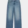 High-Rise Baggy-Jeans in mittlerer Waschung High-Rise Baggy-Jeans in mittlerer Waschung