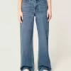 High-Rise Baggy-Jeans in mittlerer Waschung High-Rise Baggy-Jeans in mittlerer Waschung