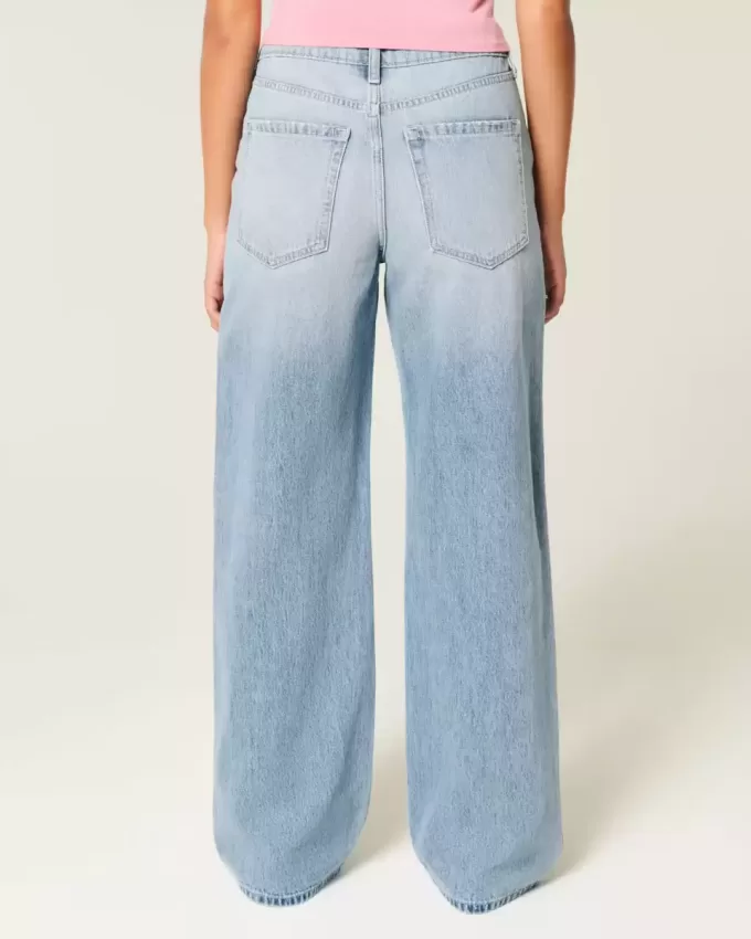 High-Rise Baggy-Jeans in mittlerer Waschung High-Rise Baggy-Jeans in mittlerer Waschung