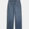 High-Rise Baggy-Jeans in mittlerer Waschung High-Rise Baggy-Jeans in mittlerer Waschung