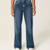 High-Rise-Dad-Jeans im Used-Look High-Rise-Dad-Jeans im Used-Look