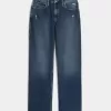 High-Rise-Dad-Jeans im Used-Look High-Rise-Dad-Jeans im Used-Look