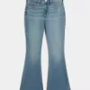 High-Rise-Flare-Jeans in mittlerer Waschung High-Rise-Flare-Jeans in mittlerer Waschung