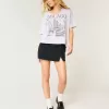 High-Rise Ponte Mini-Skort in A-Linie High-Rise Ponte Mini-Skort in A-Linie